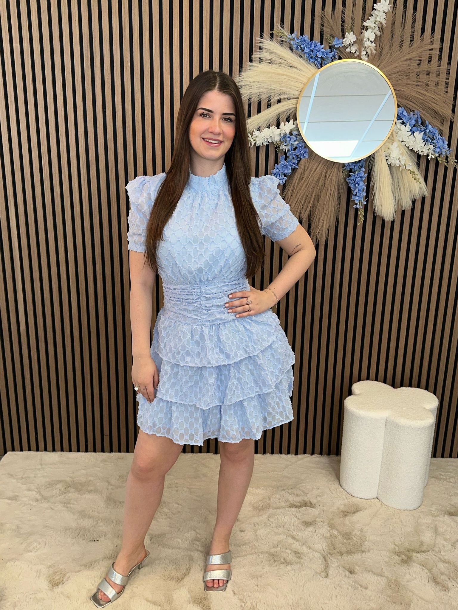SUMMER DRESS BLUE & WHITE