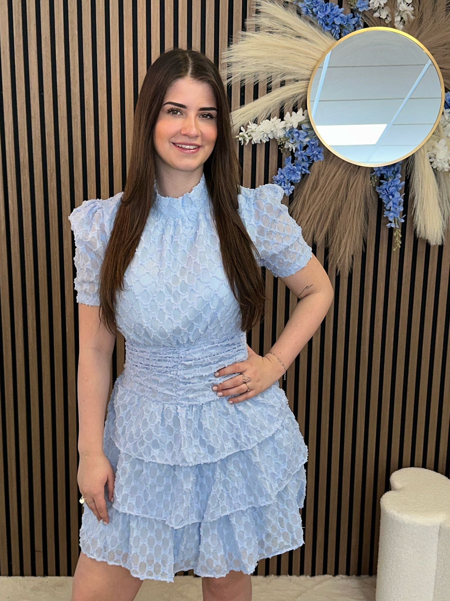 SUMMER DRESS BLUE & WHITE