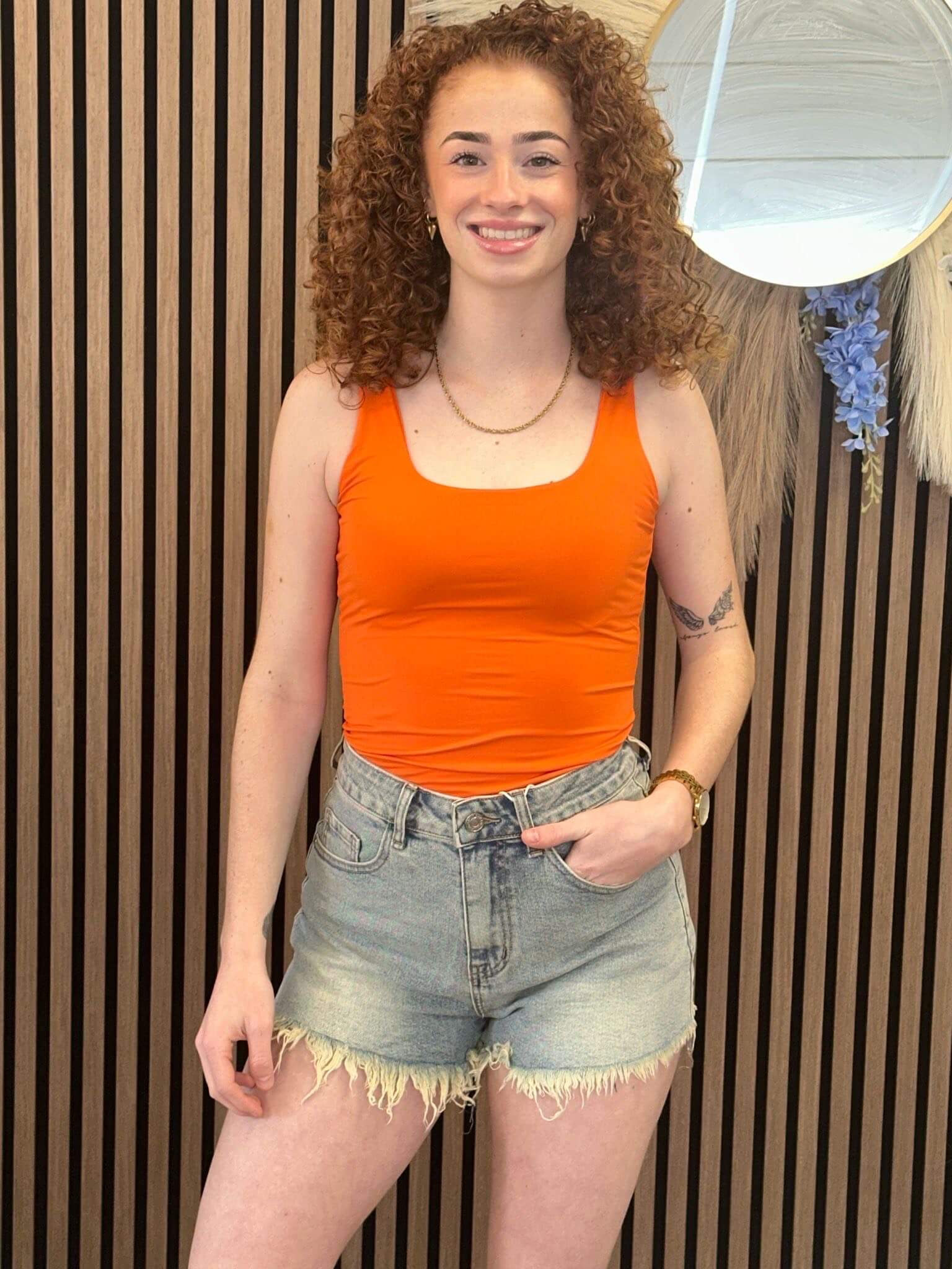 DIRTY DENIM SHORT GLITTER