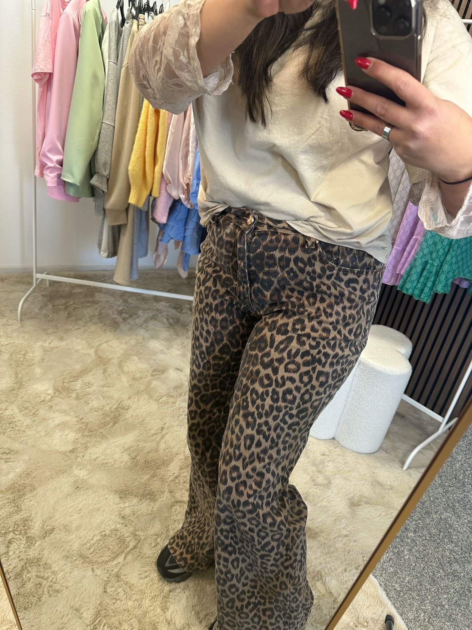 LEOPARD JEANS