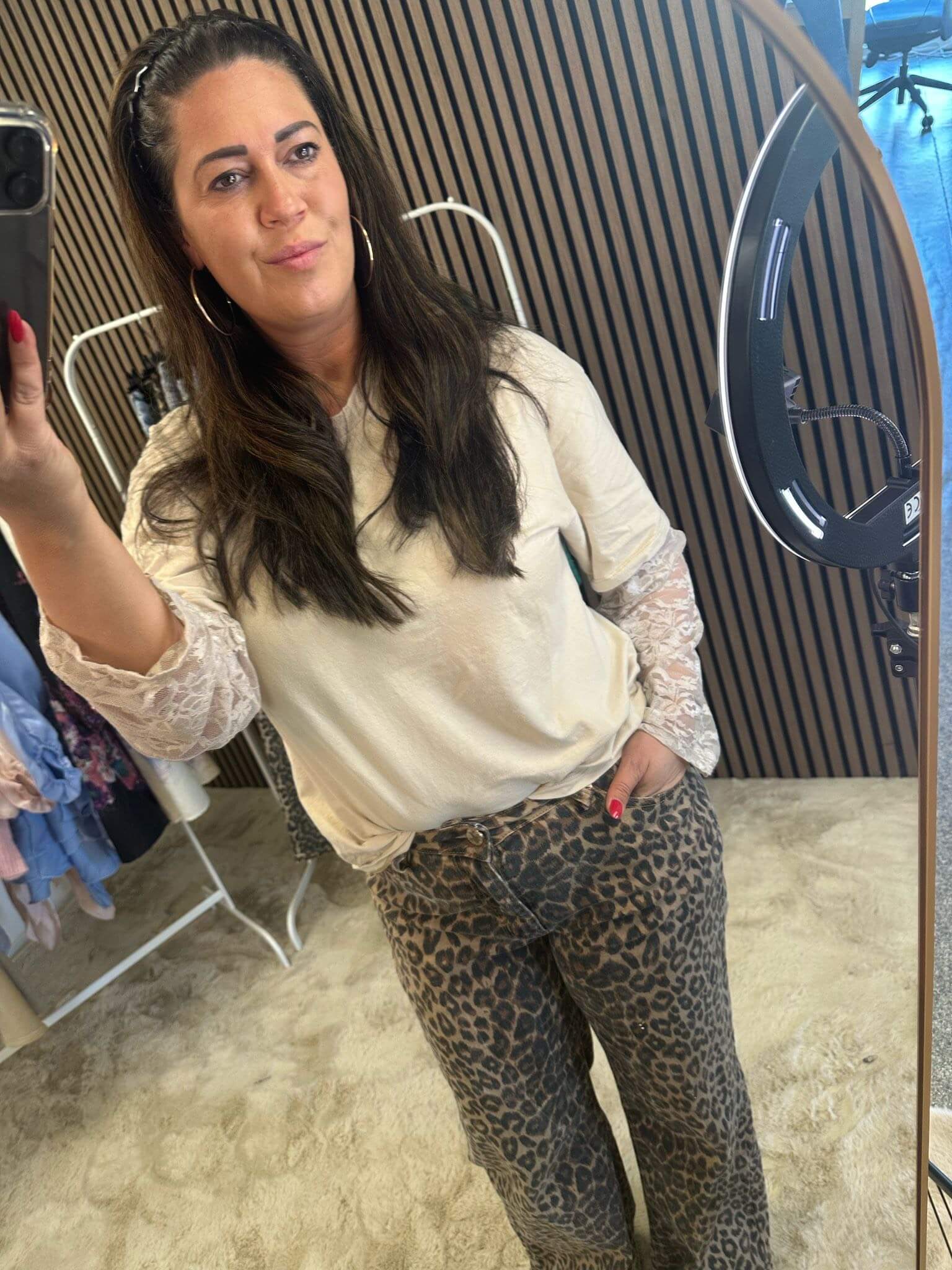 LEOPARD JEANS