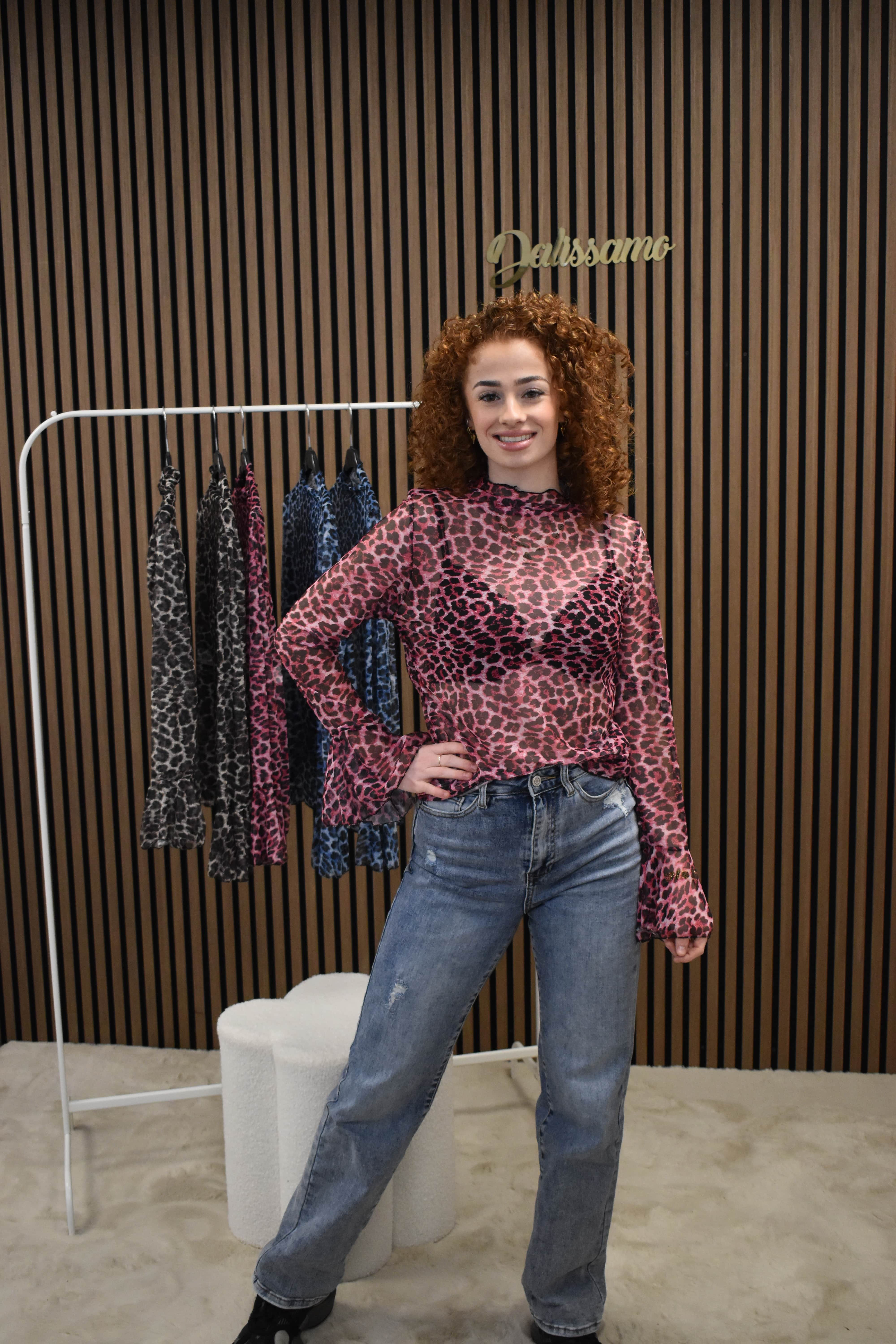 PANTER LACE TOP